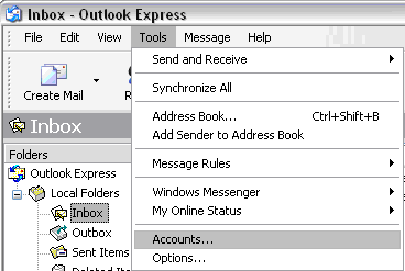 Outlook Express  E-Posta Kurulumu (EN)